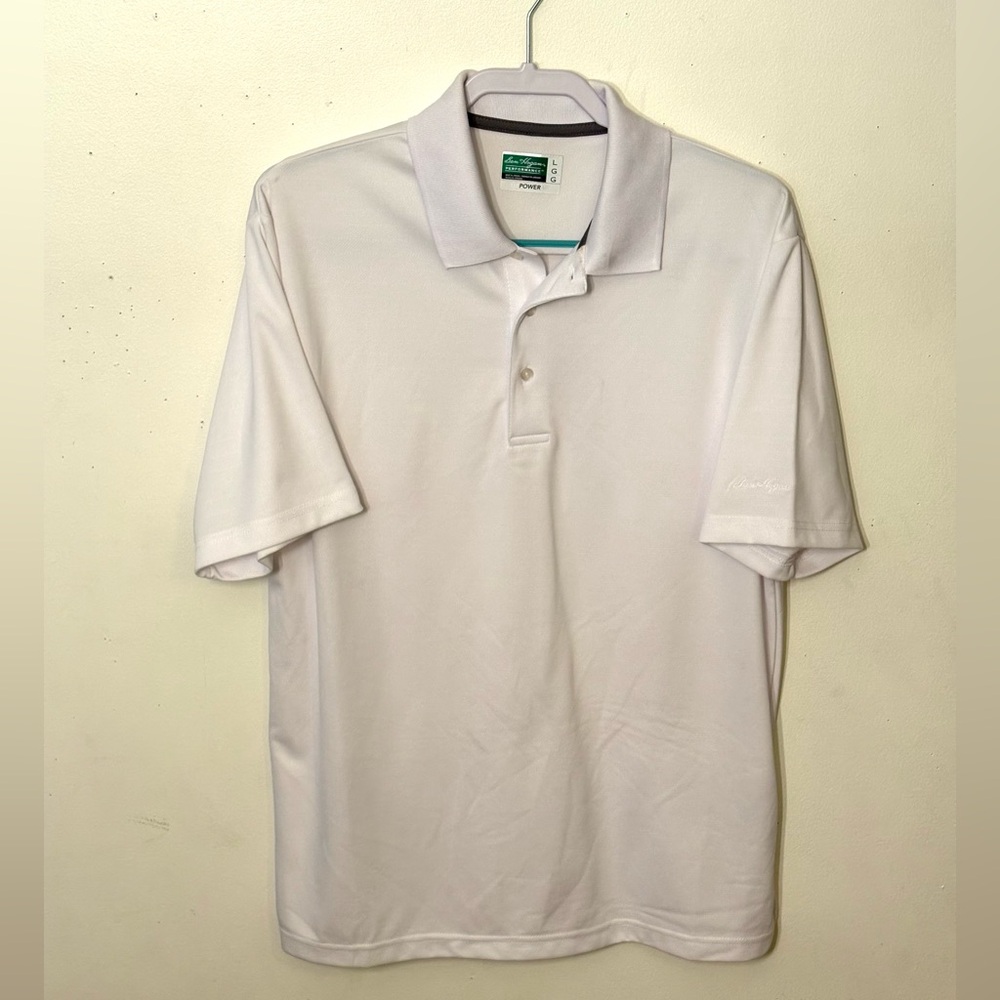 💖Ben Hogan Performance White Polo Shirt. Size L. EUC. - Picture 2 of 8